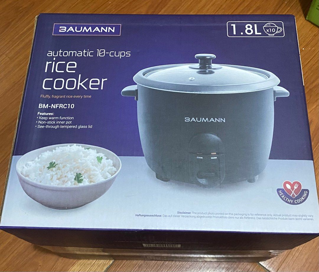 Brand New and Sealed Baumann 10 Cups Rice Cooker, TV & Home Appliances