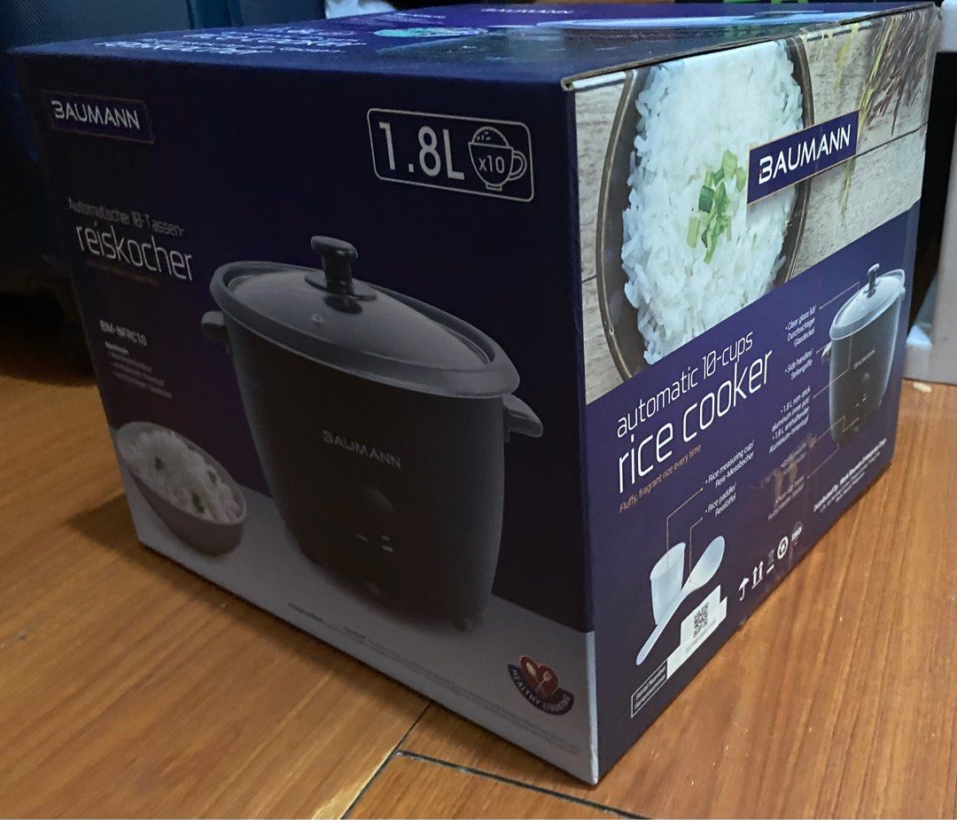 Brand New and Sealed Baumann 10 Cups Rice Cooker, TV & Home Appliances