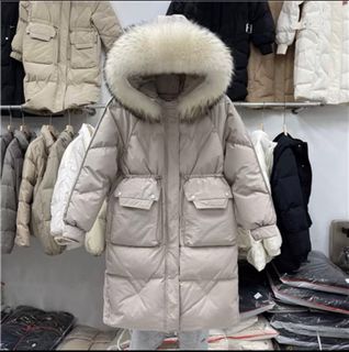 Goose feather winter coat shop