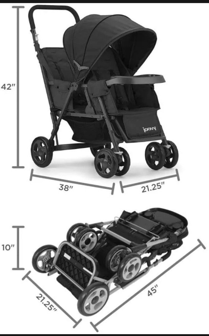Brand New Joovy USA Double Stroller [Negotiable], Babies & Kids, Going