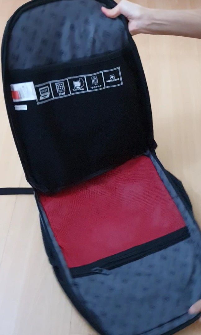Brand new Swisswin backpack, Men's Fashion, Bags, Backpacks on Carousell