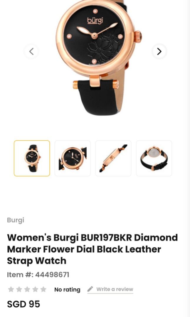 Burgi watches review shop