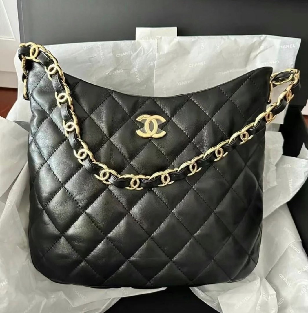 Chanel 22k Large Hobo, 名牌, 手袋及銀包- Carousell