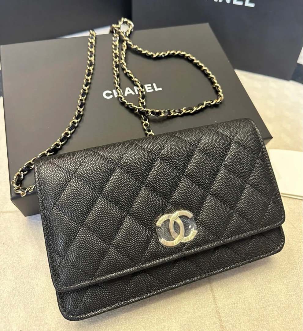 Chanel 23C WOC Caviar GHW, Luxury, Bags & Wallets on Carousell