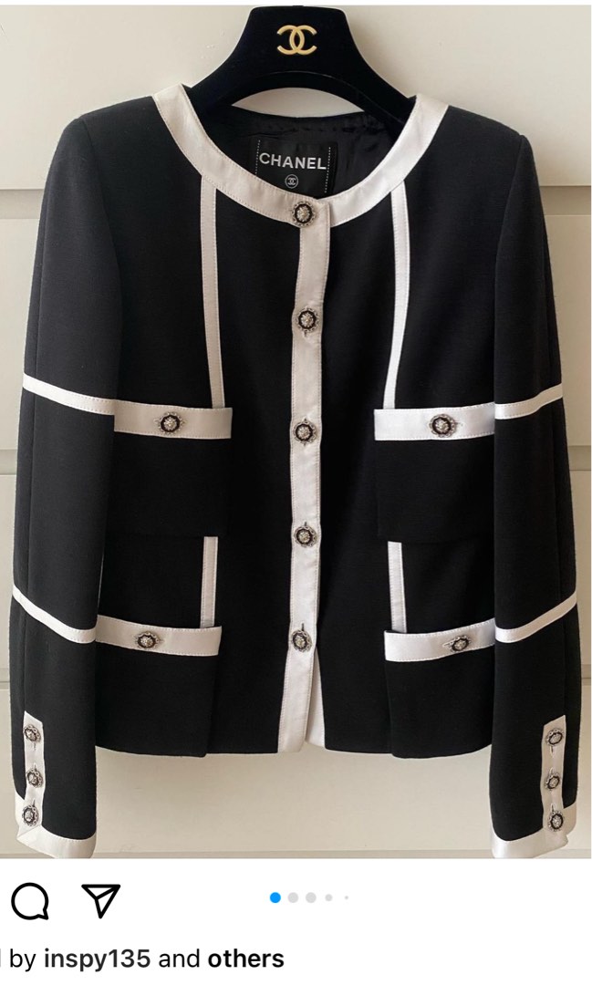 White chanel deals jacket