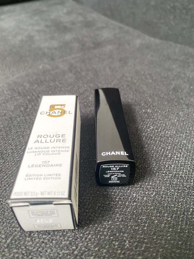 Chanel Legendaire (157) Rouge Allure Luminous Intense Lip Colour Review &  Swatches