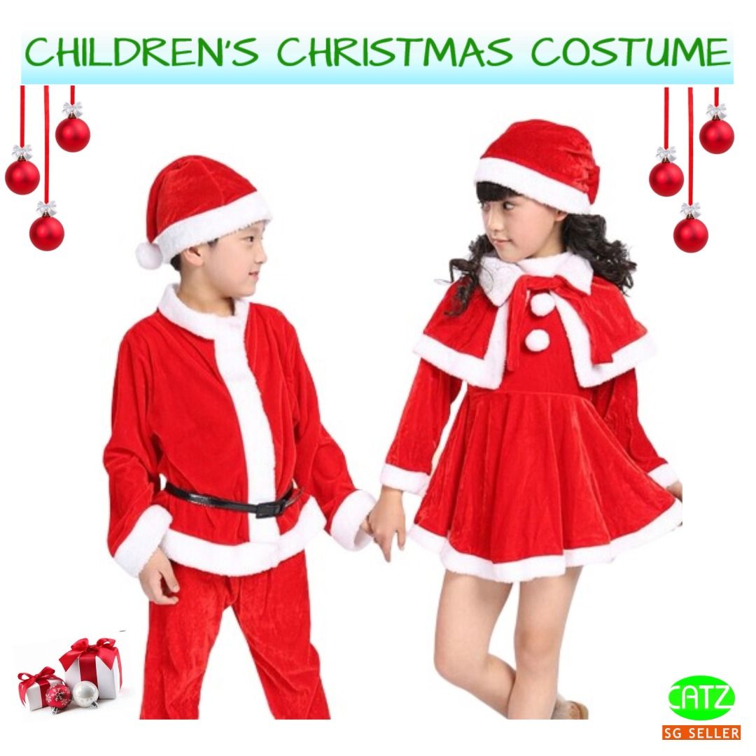 Christmas Costume Children s Santa Claus Costume Santarina Costume Christmas Party Costume