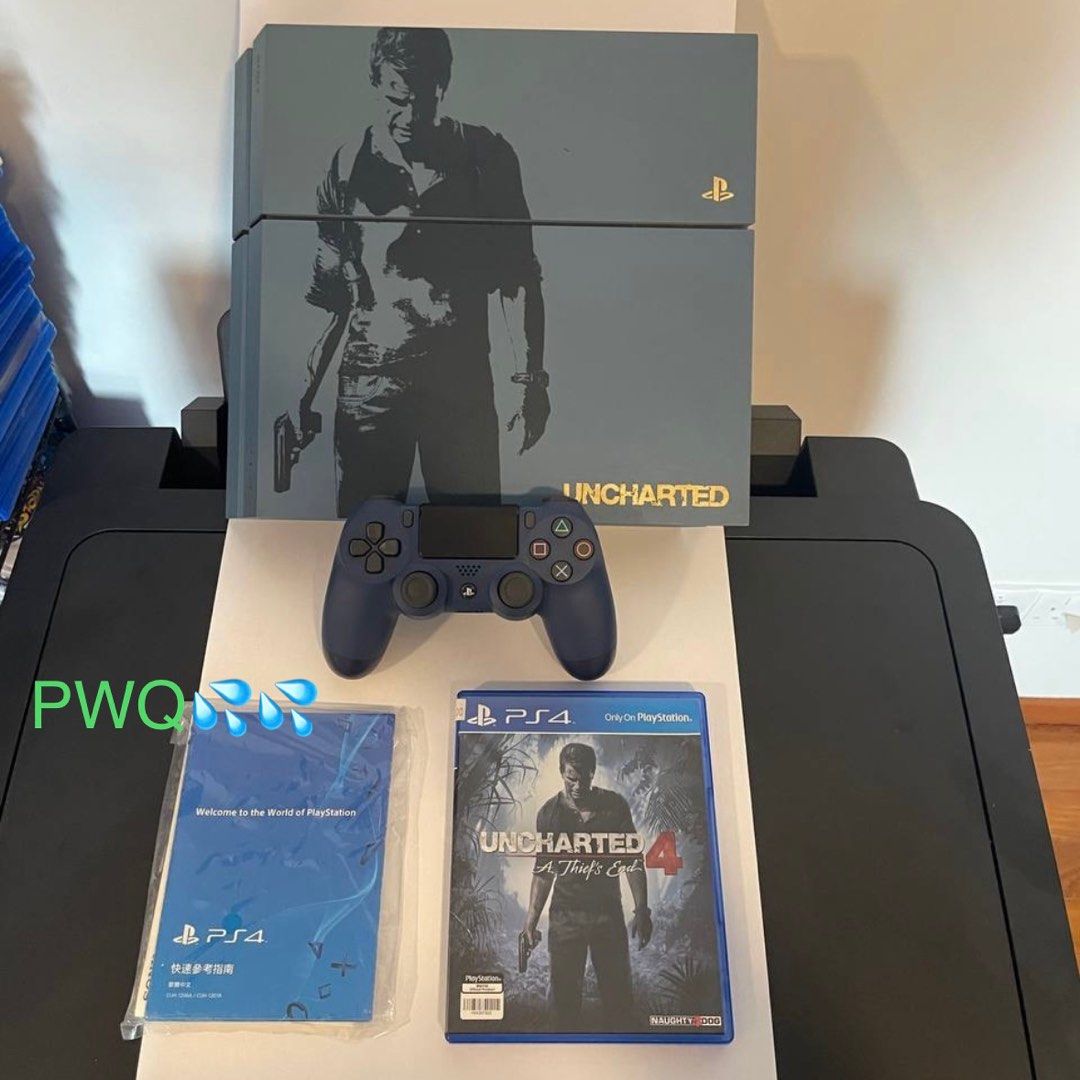 Restored PlayStation 4 500GB Console Uncharted 4 Limited Edition