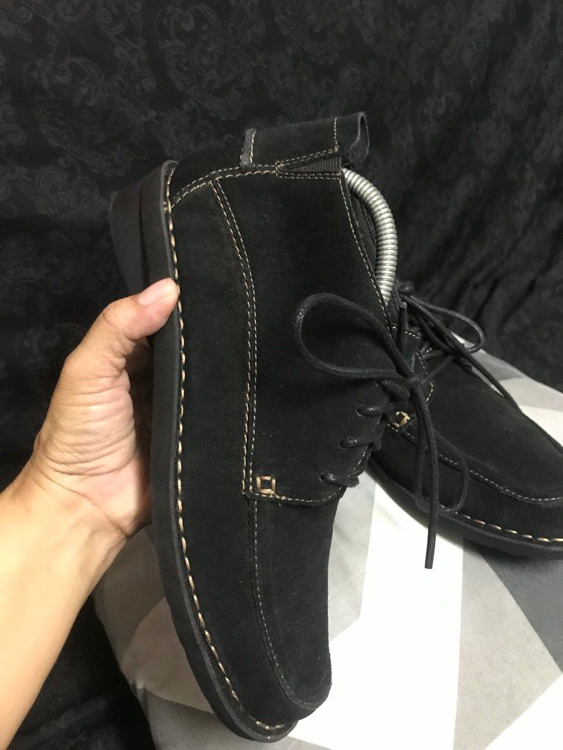 CLARKS BENDABLES BLACK SUEDE WOMEN S LACE TIE COMFORT ANKLES