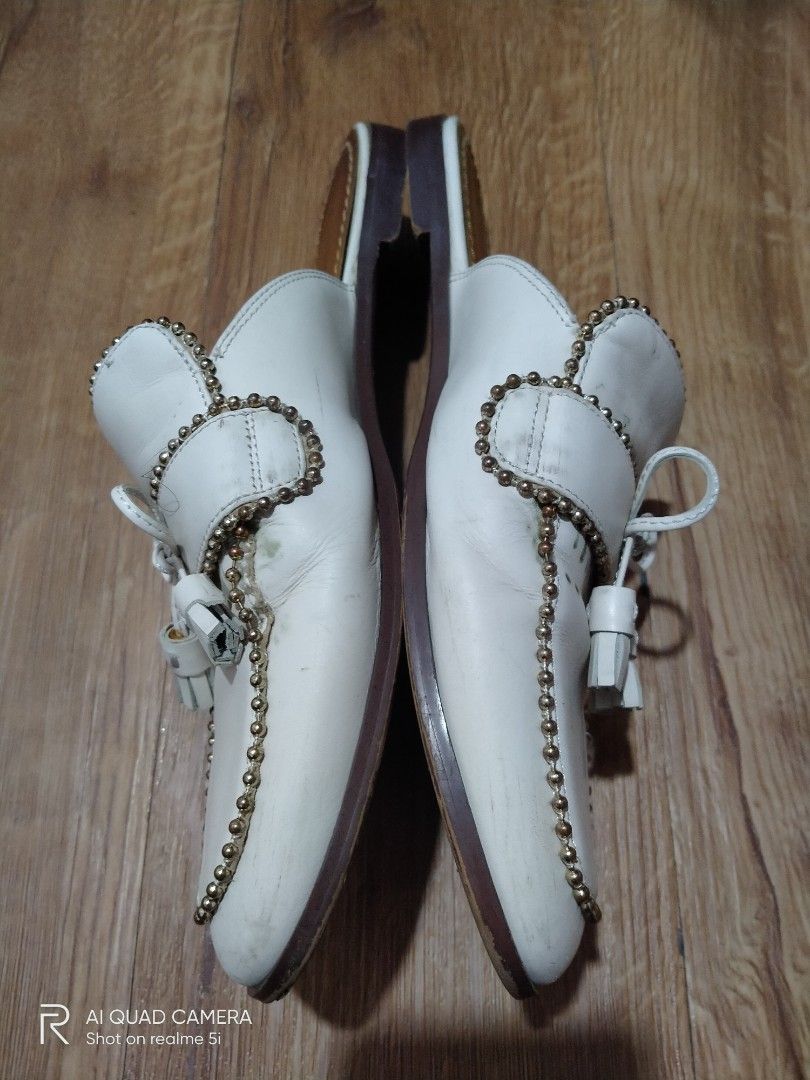 coach leather slippers