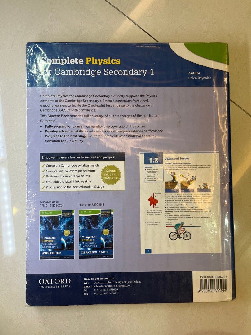 complete physics for cambridge secondary 1, Hobbies & Toys, Books ...