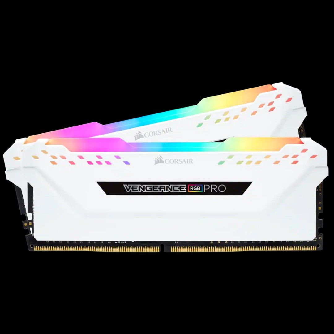 Corsair Vengeance RGB Pro DDR4 3200MHz CL16 16GB White, Computers ...