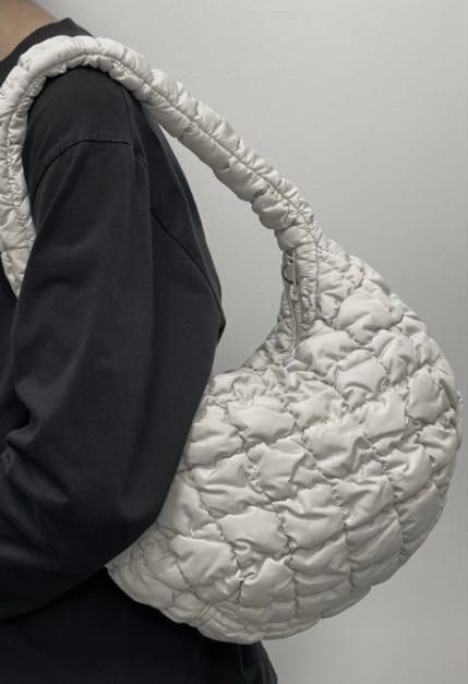 Grey new arrivals quilted bag