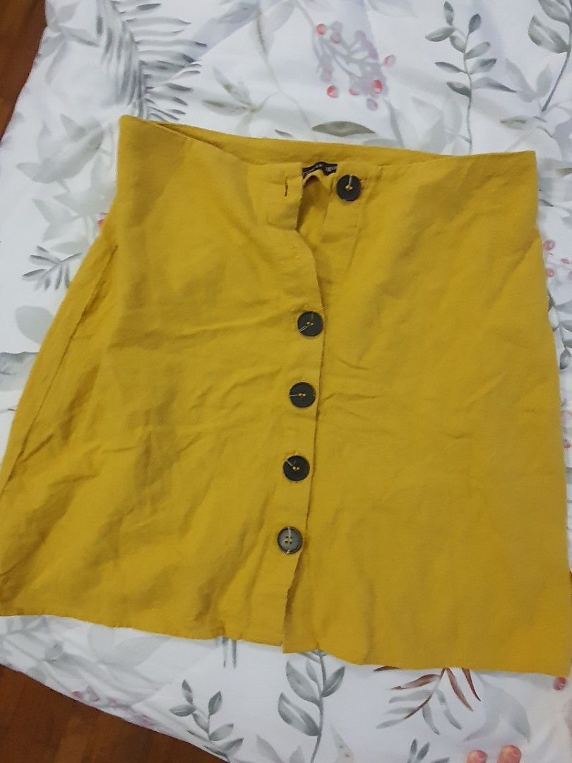 Mustard skirt online cotton on