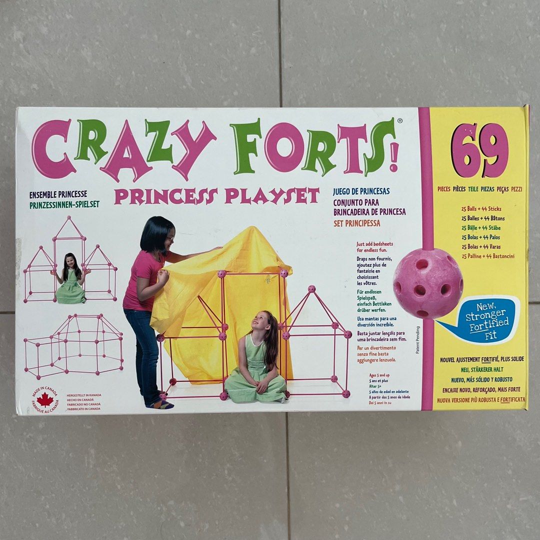 Crazy forts shop princess playset