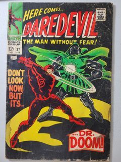 Daredevil #37 (1968) Dr. Doom fight, key issue | Vintage Marvel comics