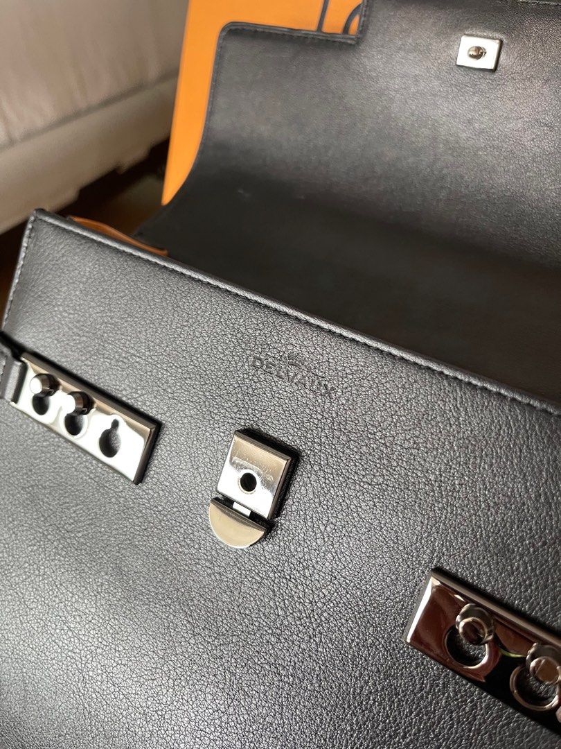 Delvaux Tempete MM Black, Luxury, Bags & Wallets on Carousell