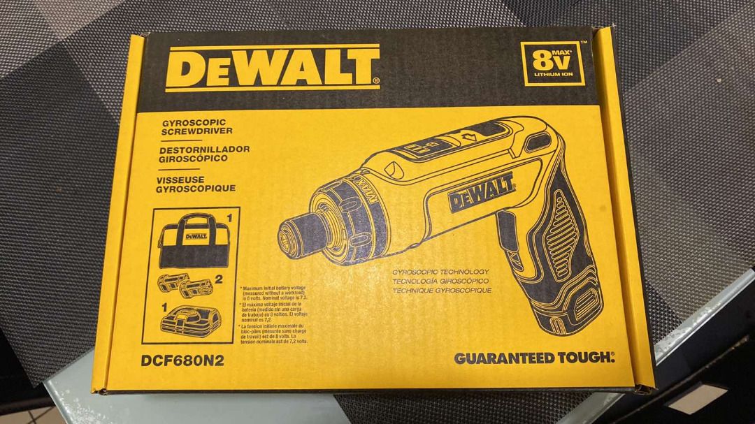 Dewalt dcf680n2 deals cordless screwdriver kit