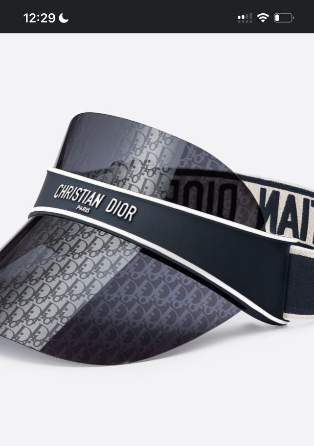 Dior Visor, Luxury, Accessories on Carousell