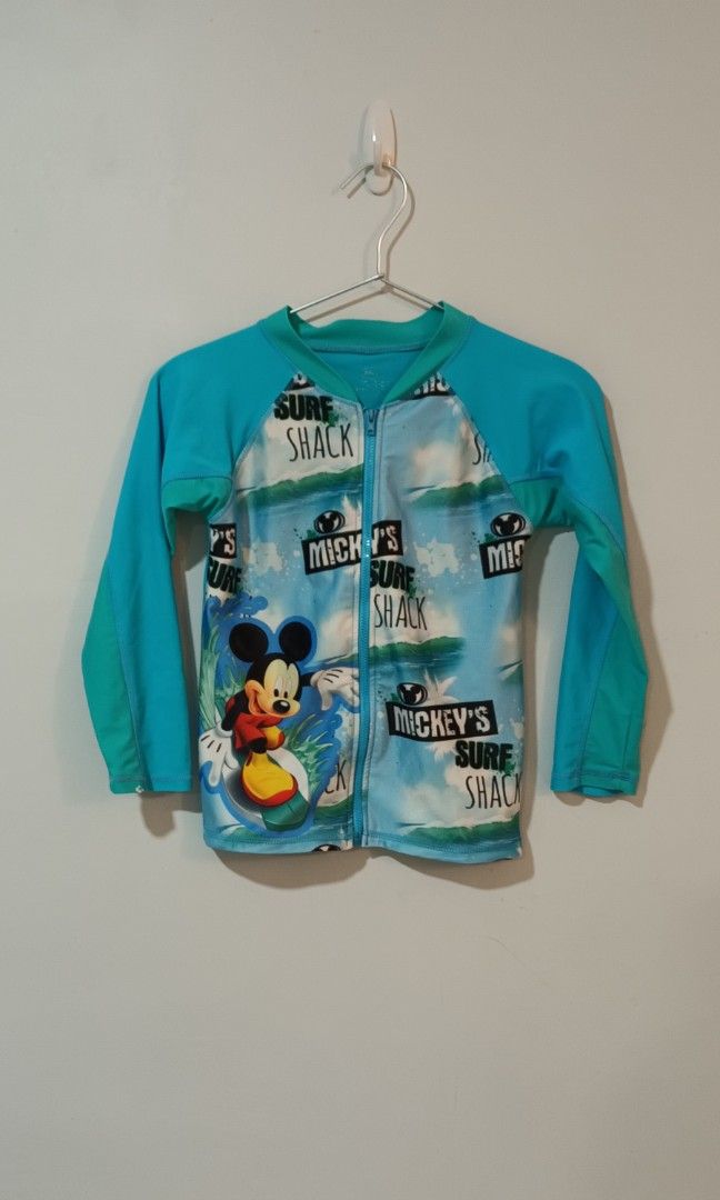 Disney Rashguard 140, Babies & Kids, Babies & Kids Fashion on Carousell
