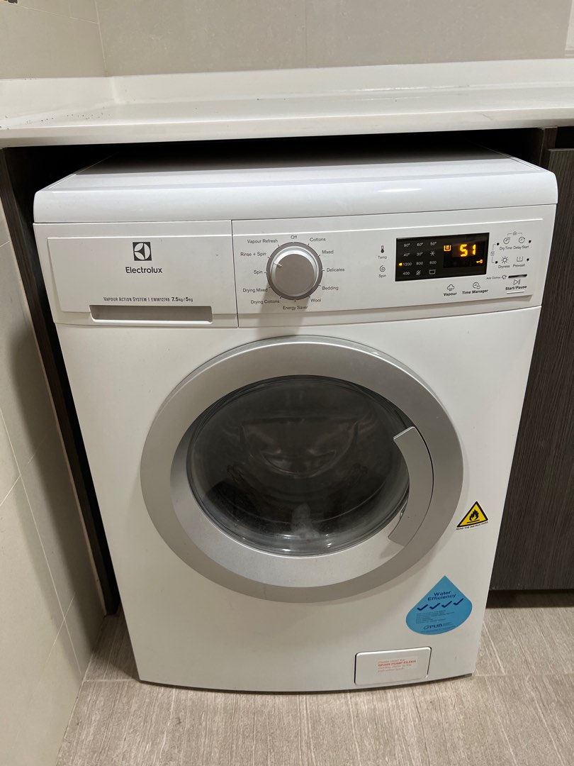 Electrolux Front Load Washing Machine 7.5/5KG, TV & Home Appliances