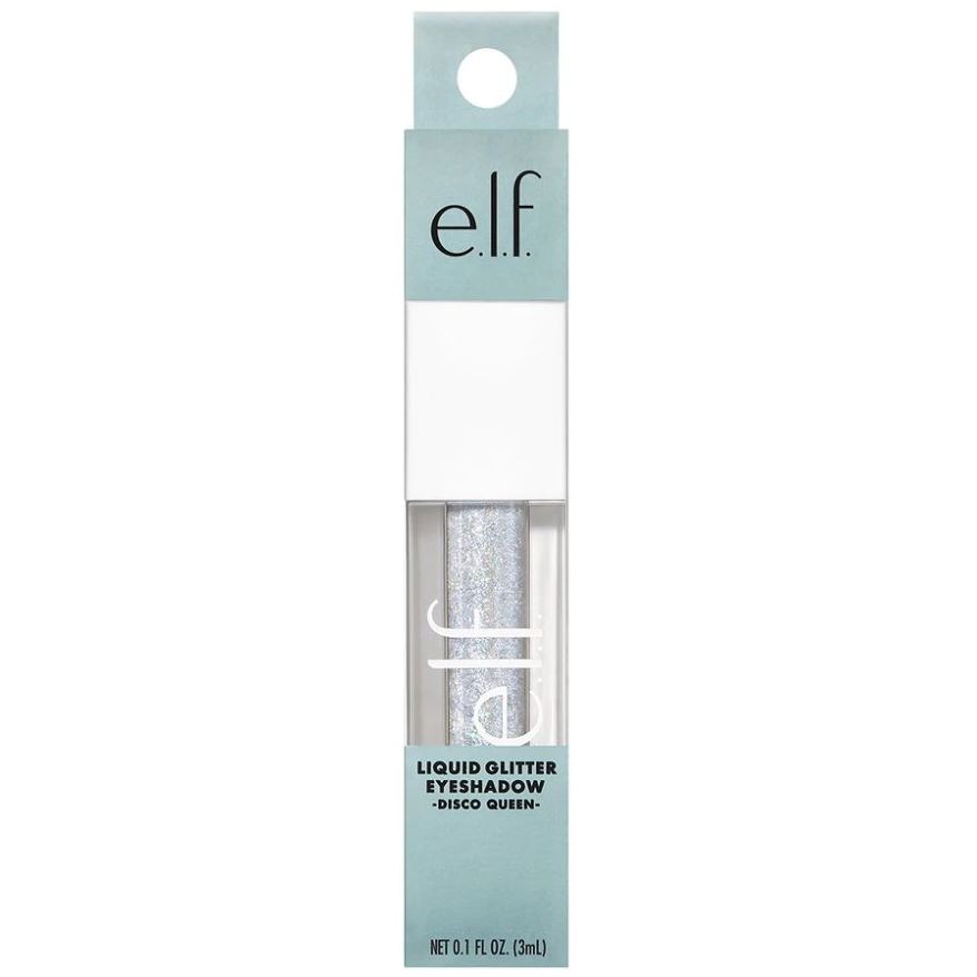 ELF Cosmetics Glitter Melt Liquid Eyeshadow Disco Queen 3mL, Beauty