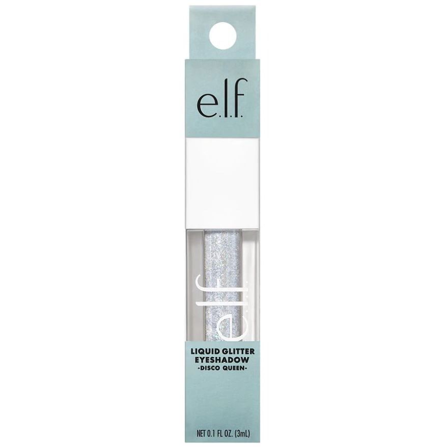 ELF Cosmetics Glitter Melt Liquid Eyeshadow Disco Queen 3mL, Beauty