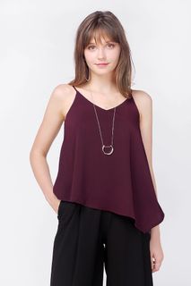 Fayth LeyIa Top in Maroon