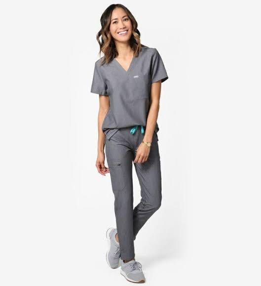 Figs Scrubs in Burgundy, Women's Fashion, Activewear on Carousell