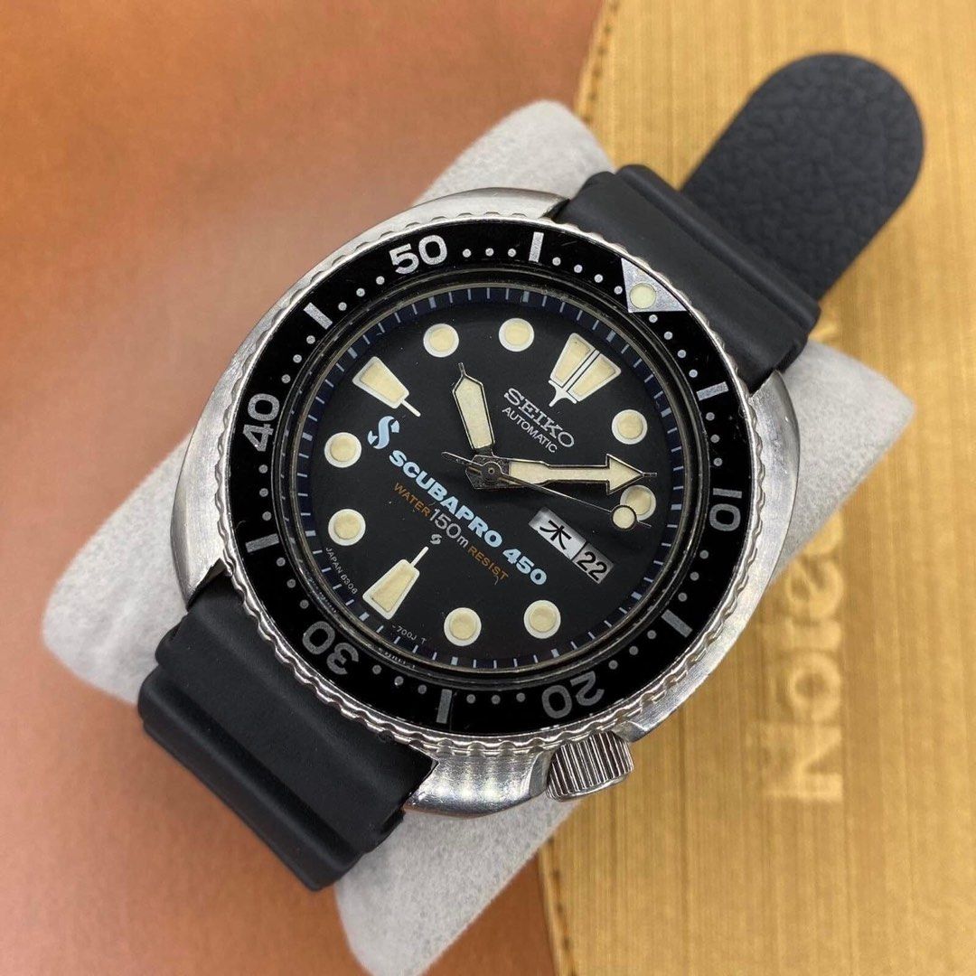 For Sale! Vintage JDM Seiko 6306-7001 Scubapro 450 Turtle Refurbished 150  Meters (Resist) Diver's Watch, Men's Fashion, Watches & Accessories,  Watches on Carousell