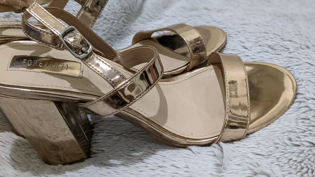 Forever 21 rose gold heels hotsell