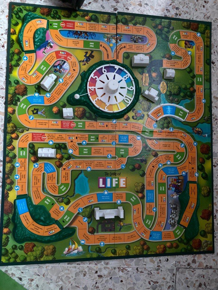 GAME OF LIFE BOARD GAME, Hobbies & Toys, Toys & Games on Carousell