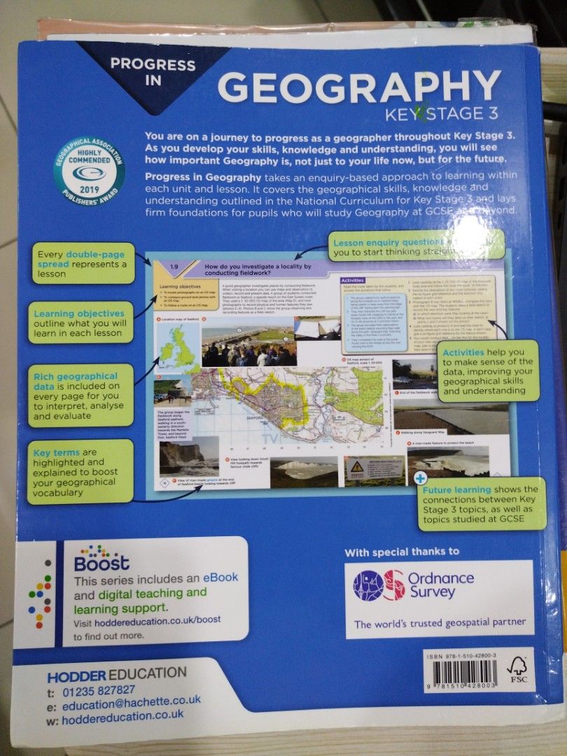 Geography key stage 3, Hobbies & Toys, Books & Magazines, Textbooks on Carousell