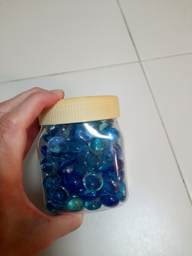Glass pebbles from IKEA, Furniture & Home Living, Gardening, Gardening