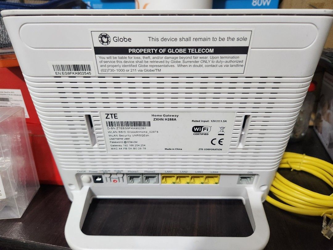 Zte globe modem clearance