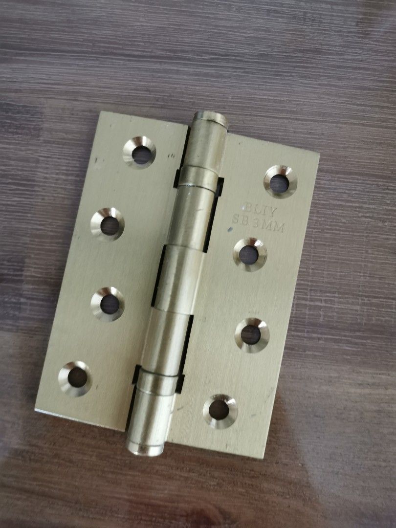 Gold Door Hinges, Furniture & Home Living, Home Improvement