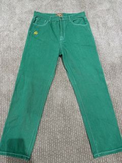 Golf Wang smiley jeans green