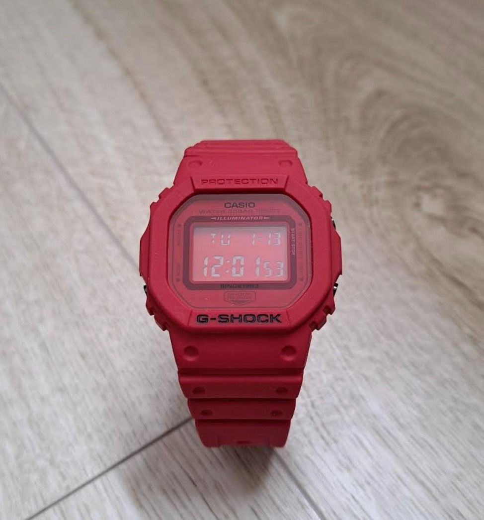 G Shock 35th Anniversary RED OUT DW 5635C 4DR Luxury Watches on