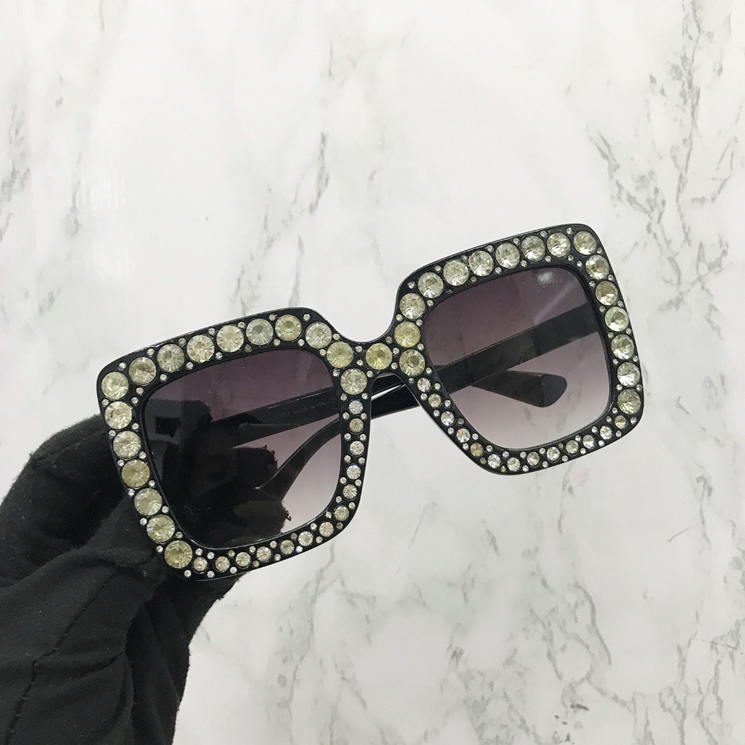 GUCCI 1832 RHINESTONE SUNGLASSES 217022231 EK Luxury Accessories on Carousell