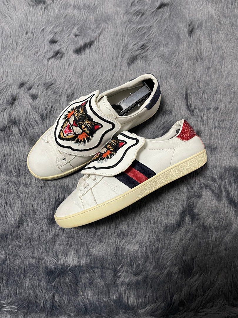 Gucci Ace Tiger Women s Fashion Footwear Sneakers on Carousell