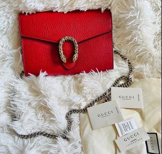 Gucci Dionysus MiNi leather in Red