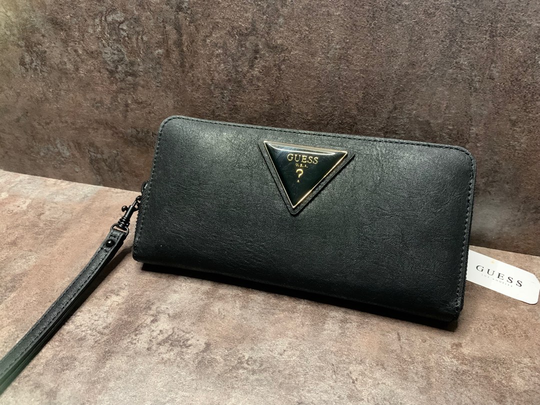 Guess Jeans Black Polyurethane Women Wallet