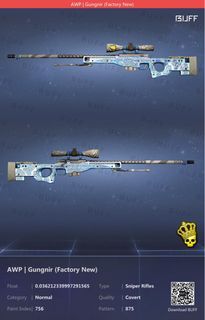 Gungnir AWP CSGO