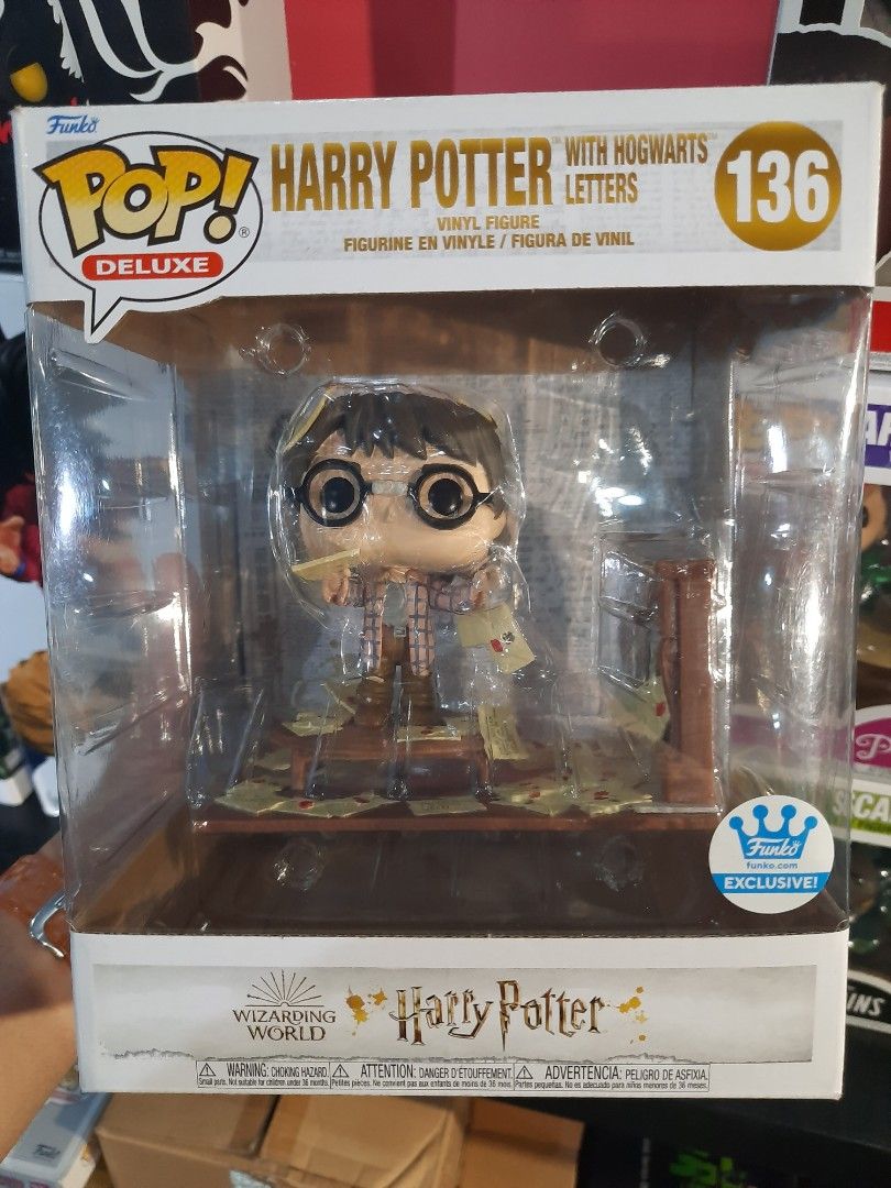 Funko Pop! Deluxe Harry Potter With Hogwarts Letters Funko Shop Exclusive  Figure #136