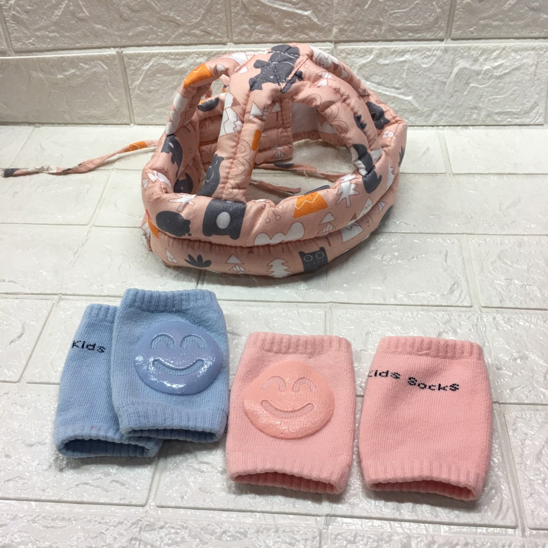 Helmet and Knee Pads for Toddlers, Babies & Kids, Infant Playtime on