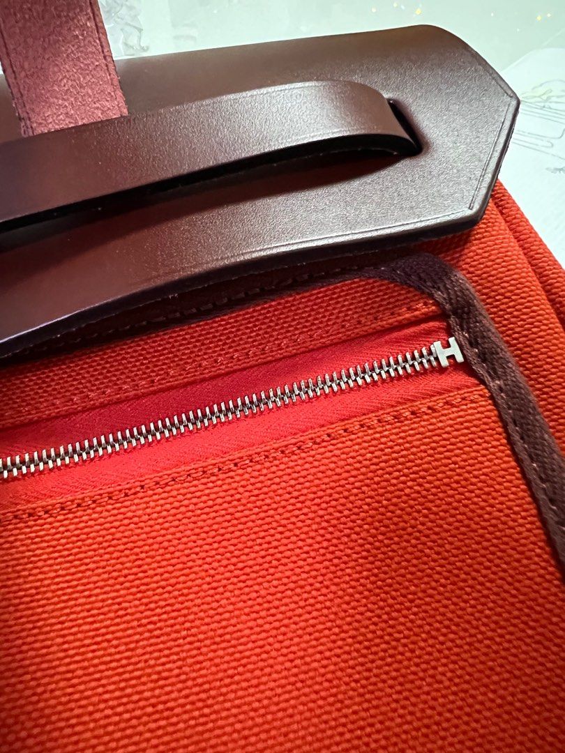 Hermes Herbag Sac A Dos - 6 For Sale on 1stDibs  herbag a dos zip retourne  noir, herbag a dos zip retourne backpack, hermes sac a dos