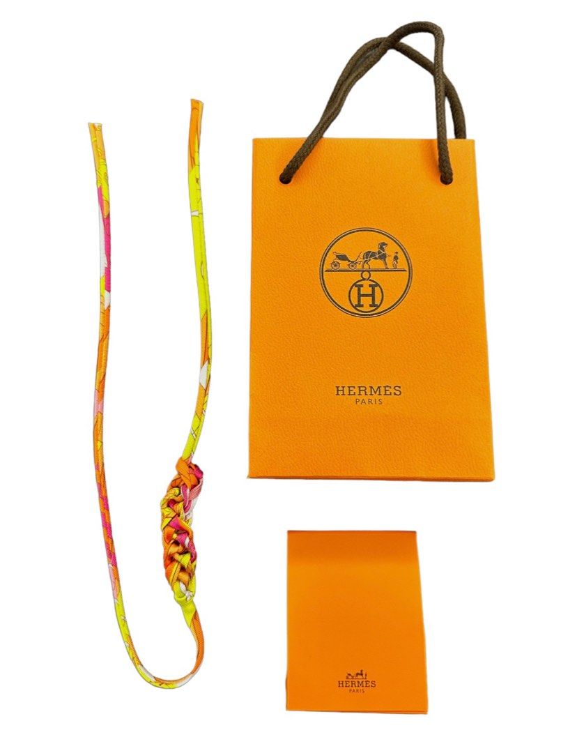 Hermes silk spaghetti twilly
