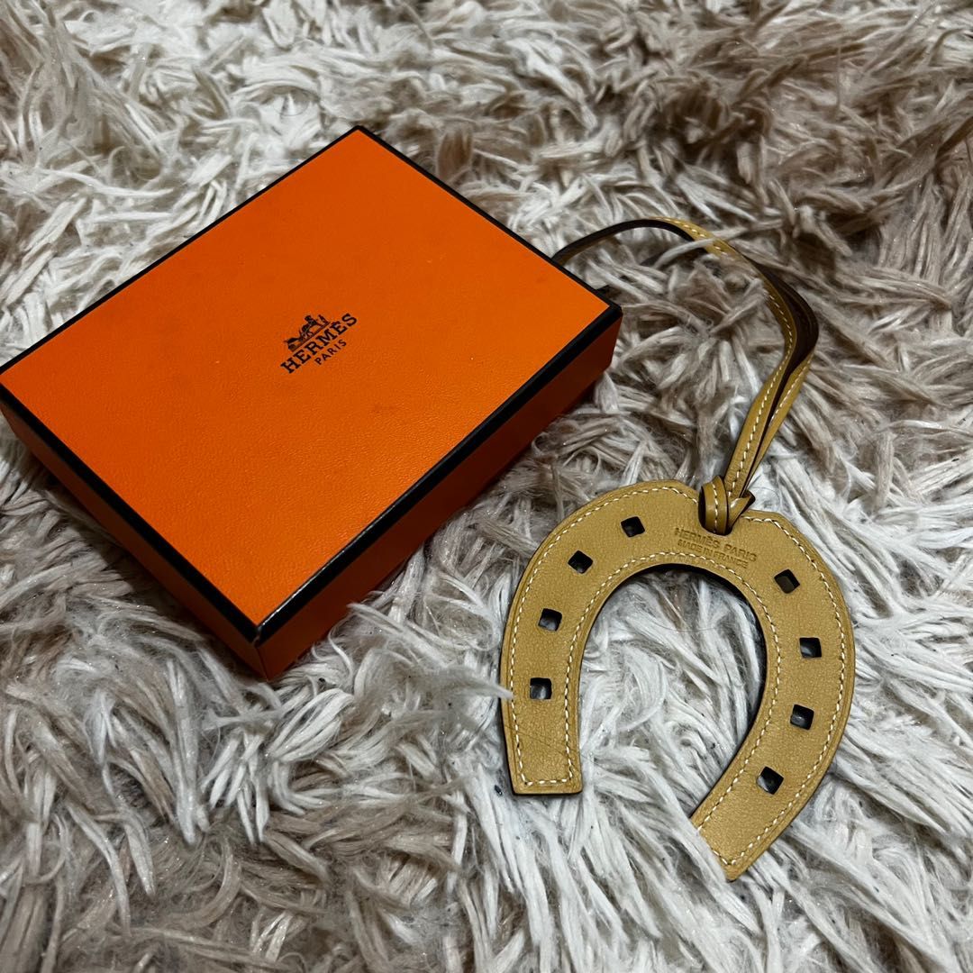 Hermes Bag Charm Paddock Cheval Sauge