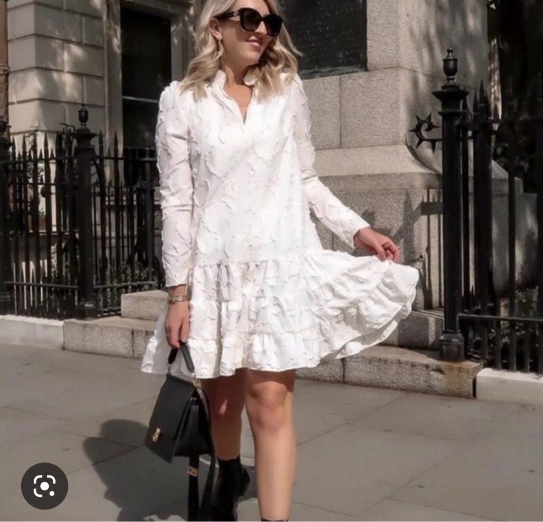 H&m jacquard shop weave dress