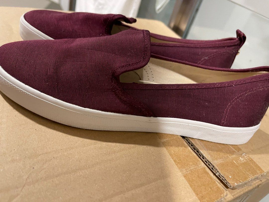 H M Maroon Shoes Ladies Men Unisex